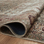 Amber Lewis x Loloi Georgie Moss / Salmon Rug 0-patterned rugs Loloi