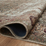 Amber Lewis x Loloi Georgie Moss / Salmon Rug 0-patterned rugs Loloi