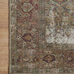 Amber Lewis x Loloi Georgie Moss / Salmon Rug 0-patterned rugs Loloi