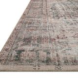 OVERSTOCK RUG - Loloi Georgie Lagoon / Beige Rug - 3'9" x 5'6"