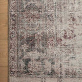 OVERSTOCK RUG - Loloi Georgie Lagoon / Beige Rug - 3'9" x 5'6"