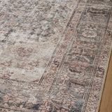 OVERSTOCK RUG - Loloi Georgie Lagoon / Beige Rug - 3'9" x 5'6"