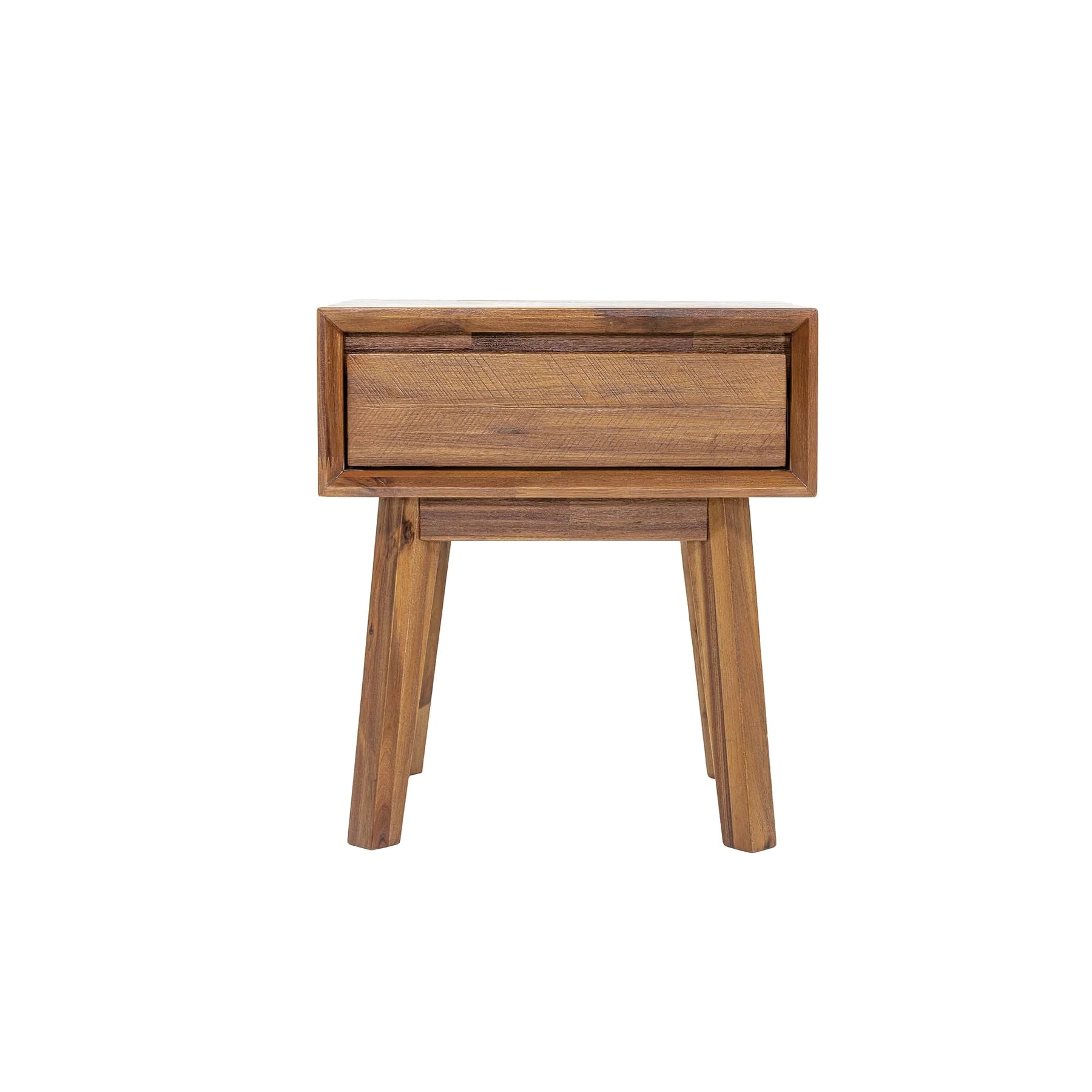 Giada 1 Drawer Nightstand FURNITURE - nightstands LH IMPORTS Warm Pecan