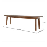 Giada Dining Bench FURNITURE - benches LH IMPORTS