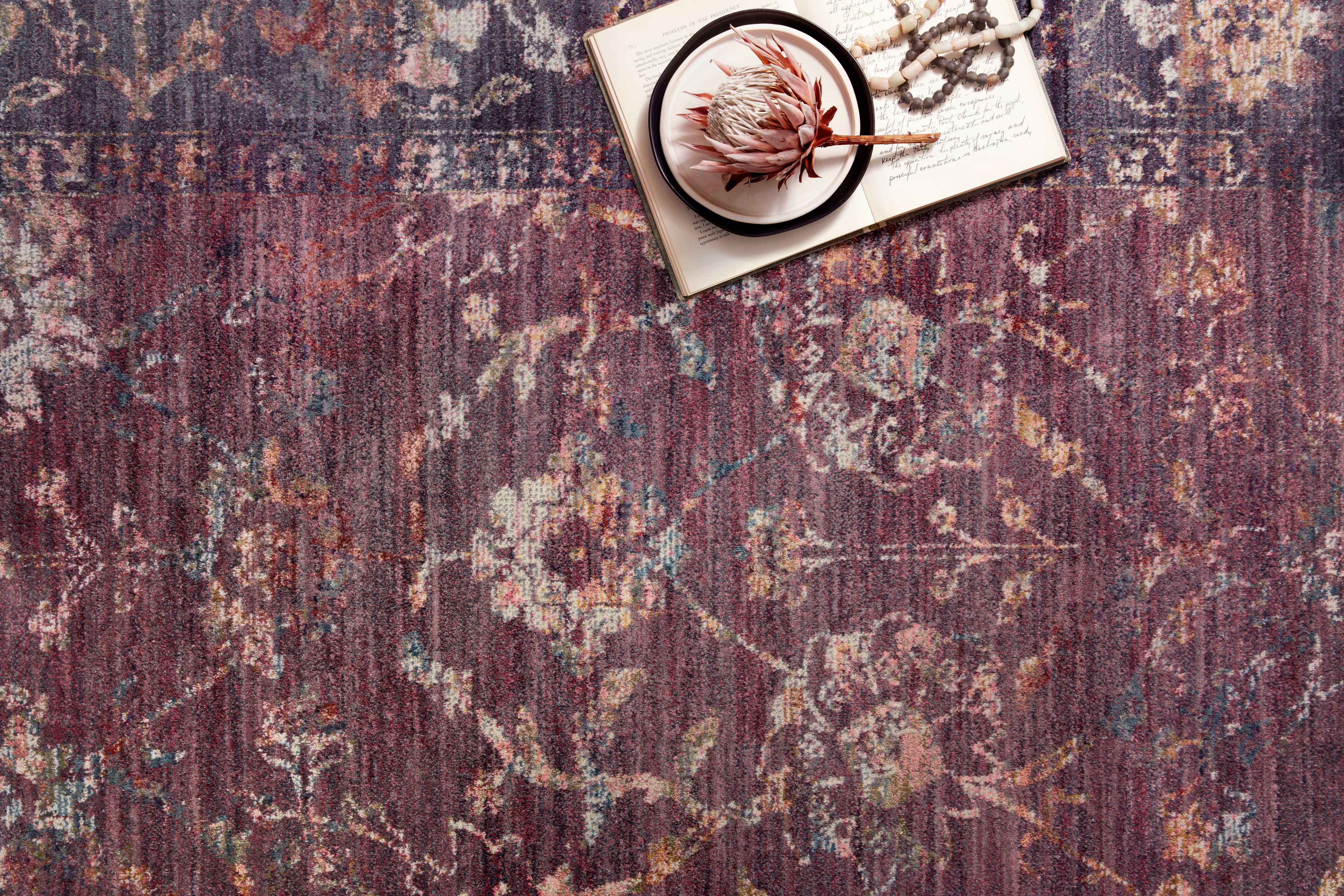 Loloi Giada Grape / Multi Rug RUGS - patterned Loloi