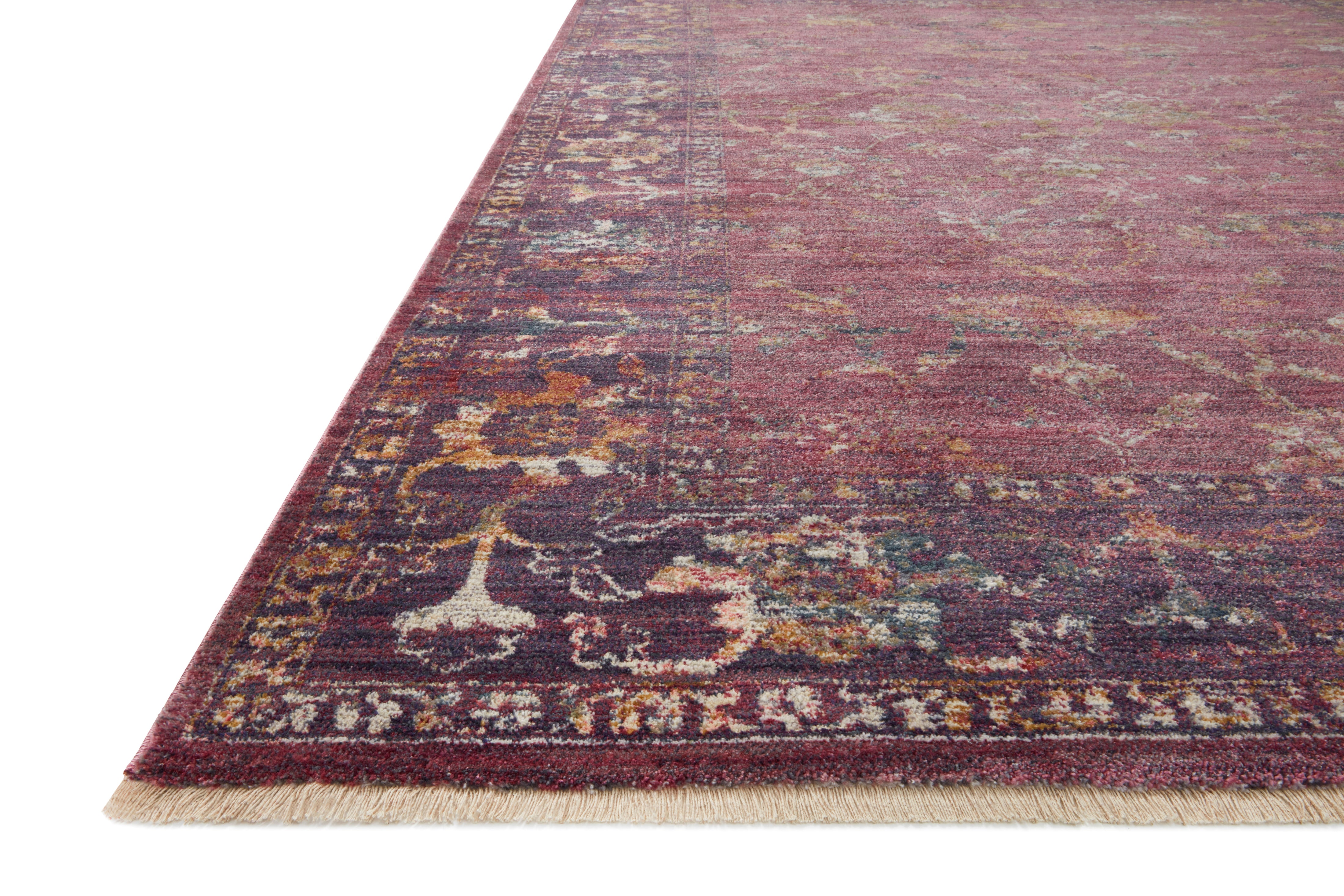 OVERSTOCK - Loloi Giada Grape / Multi Rug - 5' x 7'10" IN STORE - Sale Rugs Loloi