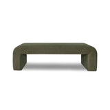 Ginny Bench FURNITURE - bench Style In Form Velvet Fern