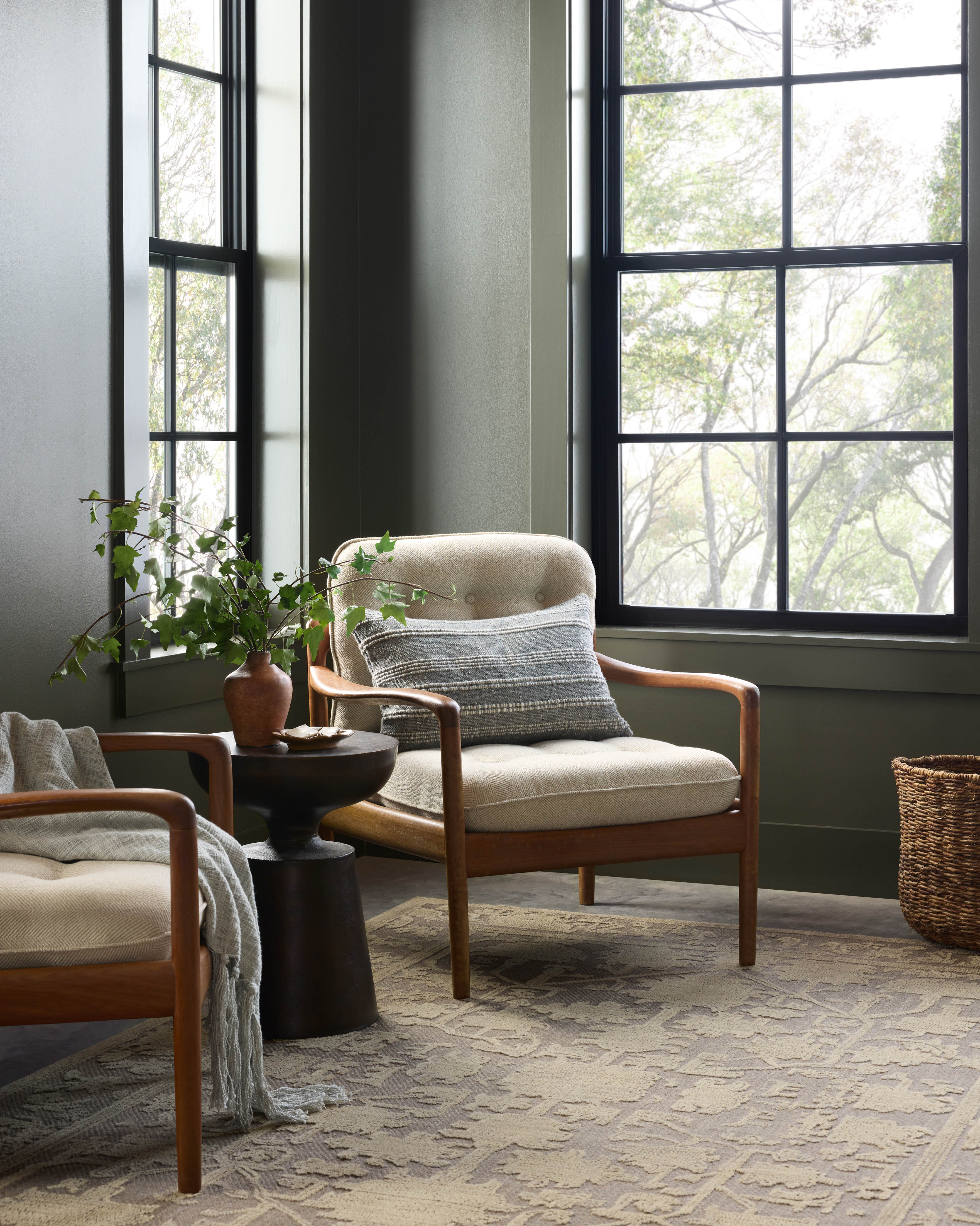 Loloi Gloria Bark / Khaki RUGS - wool Loloi