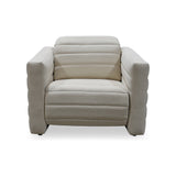 Jenson Power Recliner Chair Furniture - occasional chair Moe's Furniture Off White