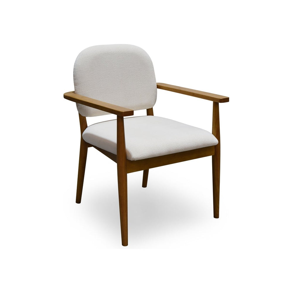 Noelle Dining Chair FURNITURE - dining chairs Moe's Furniture Cream
