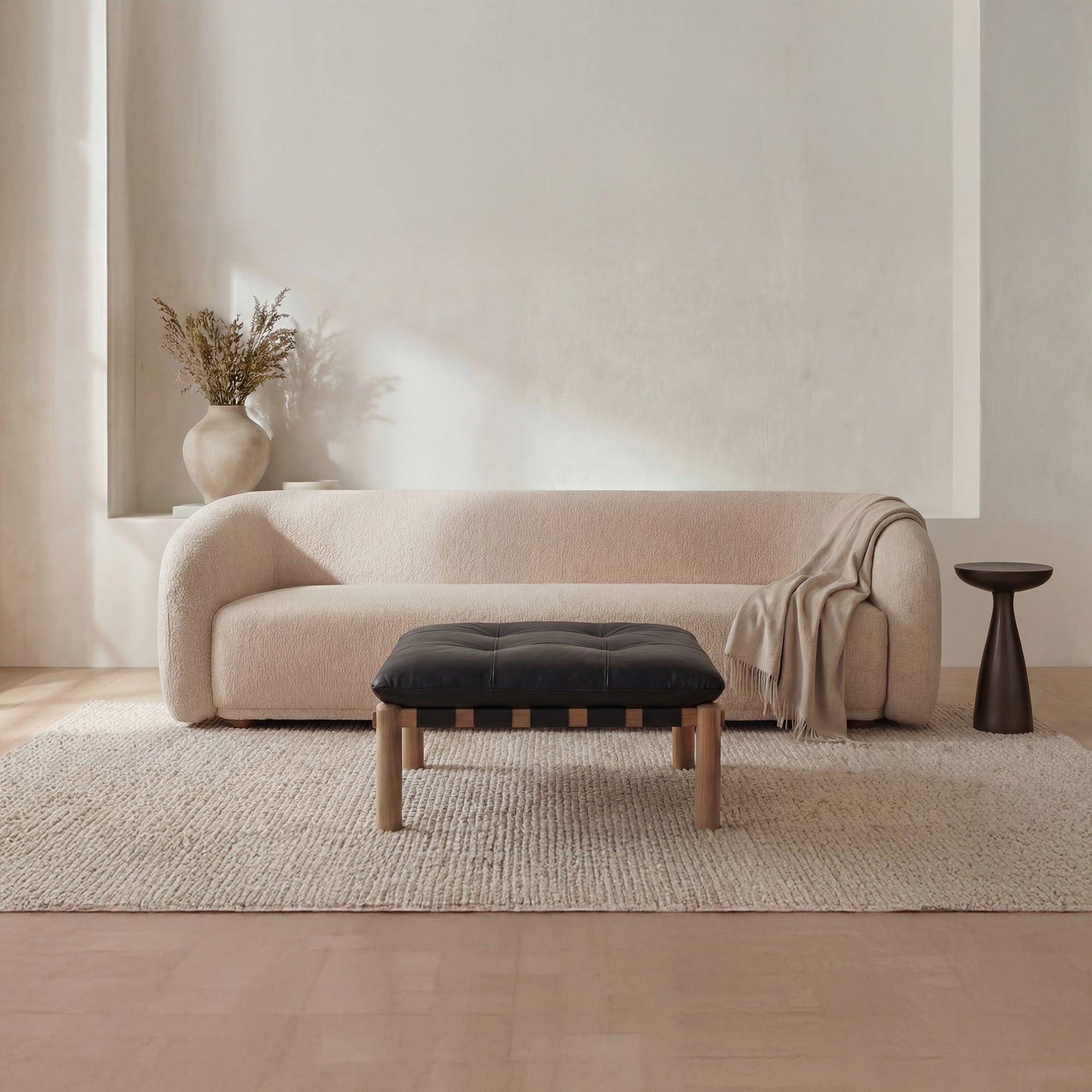 Costello Ottoman FURNITURE - ottoman Moe's Furniture