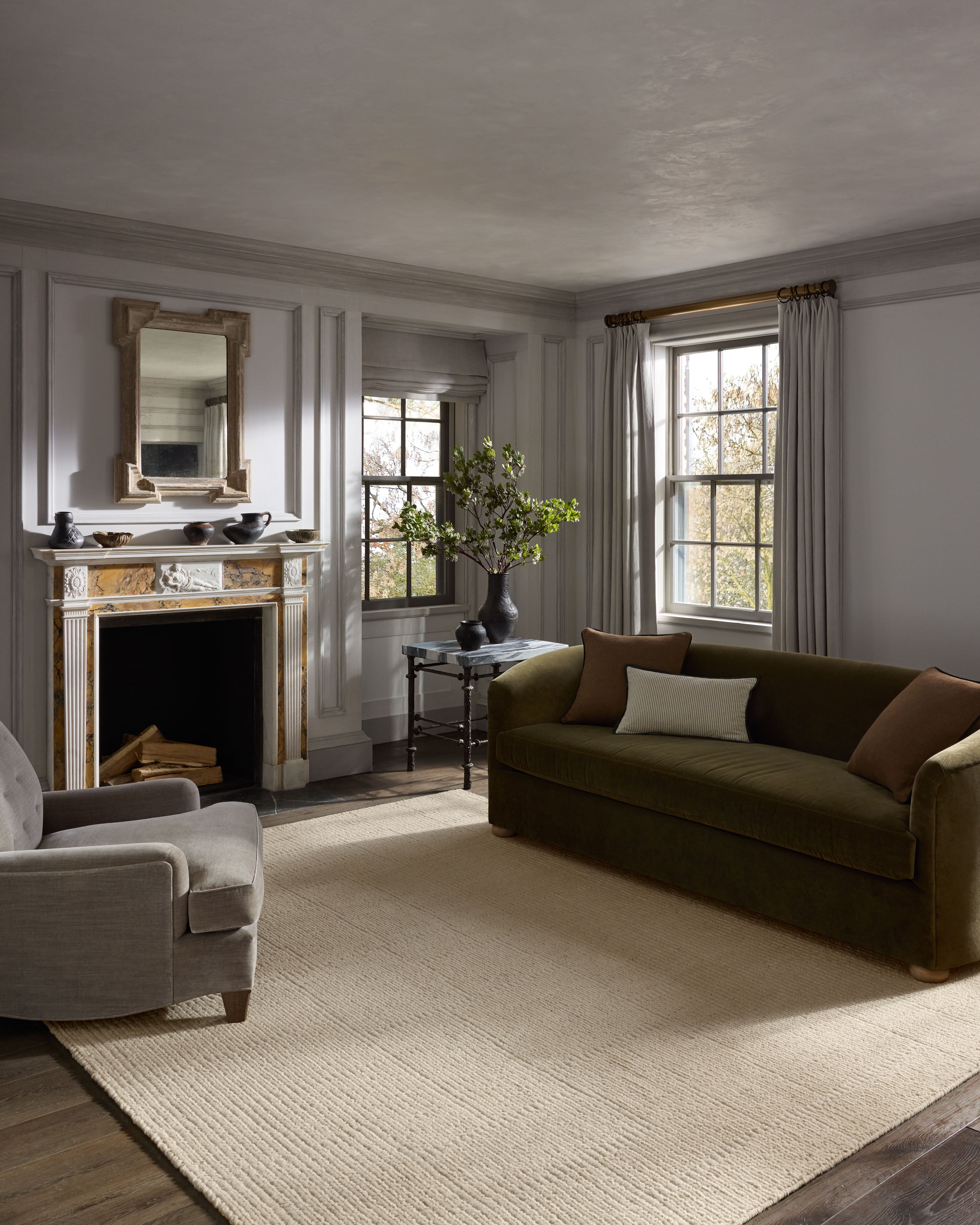 Jeremiah Brent x Loloi Greenwich Ivory Rug RUGS-geometric Loloi