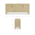 Wiley 4 Door Sideboard FURNITURE - sideboard Moe's Furniture