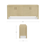 Wiley 4 Door Sideboard FURNITURE - sideboard Moe's Furniture