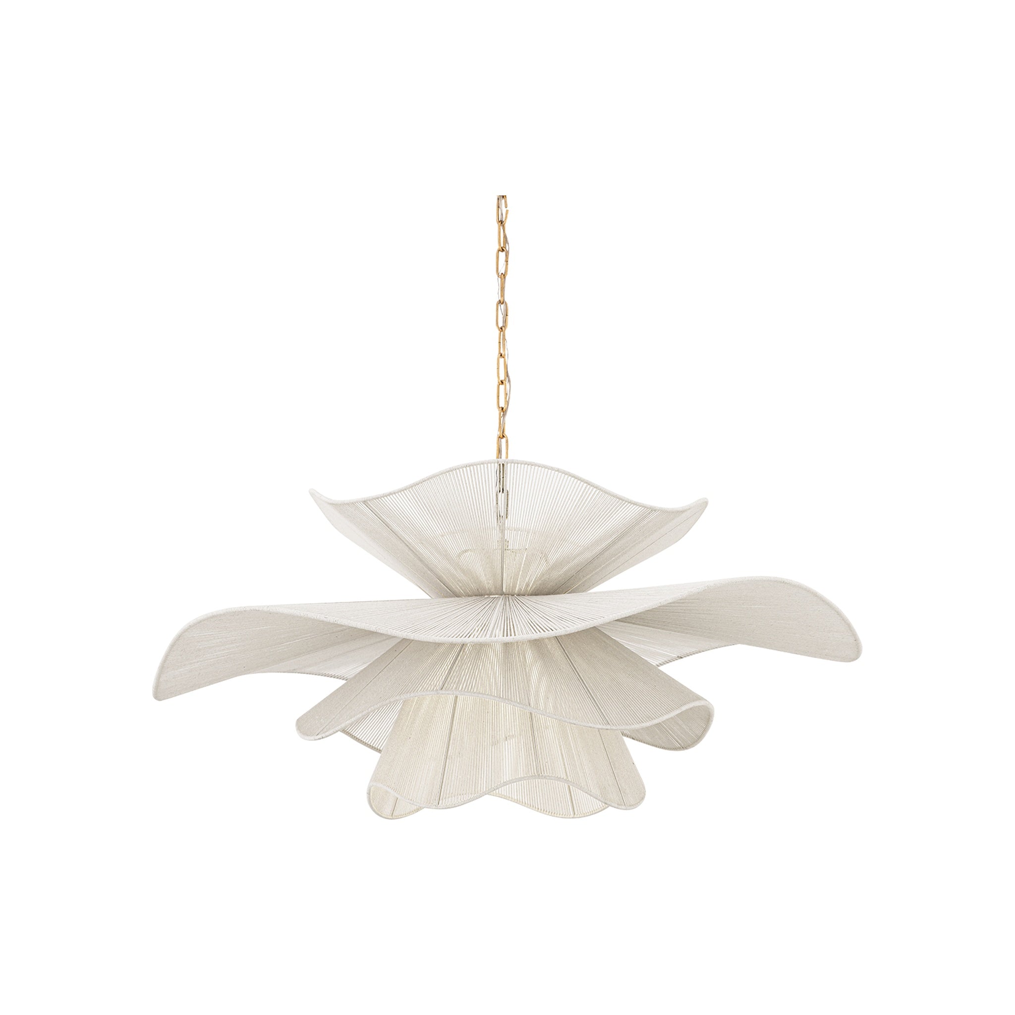 Amanda Chandelier LIGHTING - chandelier Hudson Valley Lighting Aged Brass