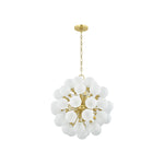 Antoneta Chandelier LIGHTING - chandelier Hudson Valley Lighting Aged Brass