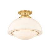 Celine Semi Flush LIGHTING - Semi Flush Hudson Valley Lighting Aged Brass Large