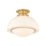 Celine Semi Flush LIGHTING - Semi Flush Hudson Valley Lighting Aged Brass Small