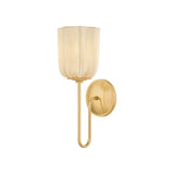 Samantha Wall Sconce LIGHTING - sconce Hudson Valley Lighting Aged Brass