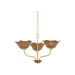 Kehlani Chandelier LIGHTING - chandelier Hudson Valley Lighting Aged Brass Small
