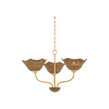 Kehlani Chandelier LIGHTING - chandelier Hudson Valley Lighting Aged Brass Small