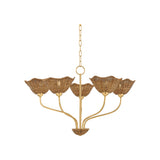 Kehlani Chandelier LIGHTING - chandelier Hudson Valley Lighting Aged Brass Large