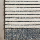 Loloi Hagen White / Ocean Rug RUGS - synthetic Loloi