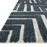 Loloi Hagen Blue / White Rug RUGS - synthetic Loloi