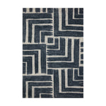 Loloi Hagen Blue / White Rug RUGS - synthetic Loloi 18" x 18"