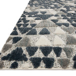 Loloi Hagen Slate / Denim Rug RUGS - synthetic Loloi