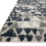 Loloi Hagen Slate / Denim Rug RUGS - synthetic Loloi
