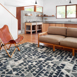 Loloi Hagen Slate / Denim Rug RUGS - synthetic Loloi