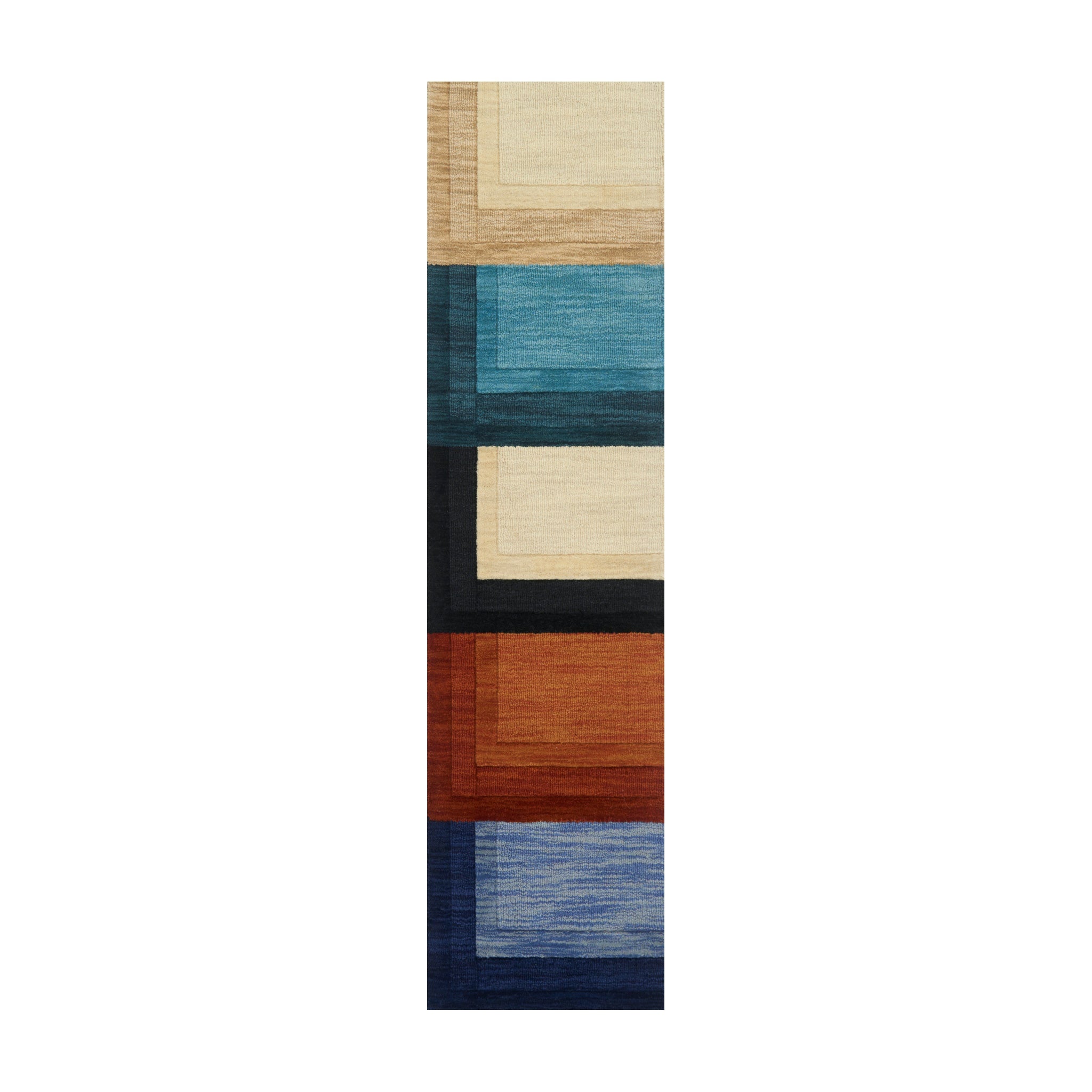 Loloi Hamilton Color Blanket Rug No.1 RUGS - wool Loloi 1'6" x 7'6"
