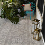 Harbor Grey Motif Outdoor Rug 5-Rugs - indoor/outdoor Momeni