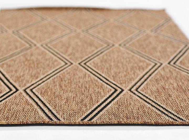 Harbor Natural Diamond Outdoor Rug 5-Rugs - indoor/outdoor Momeni