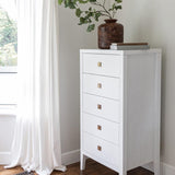 Hana 5 Drawer Tall Dresser