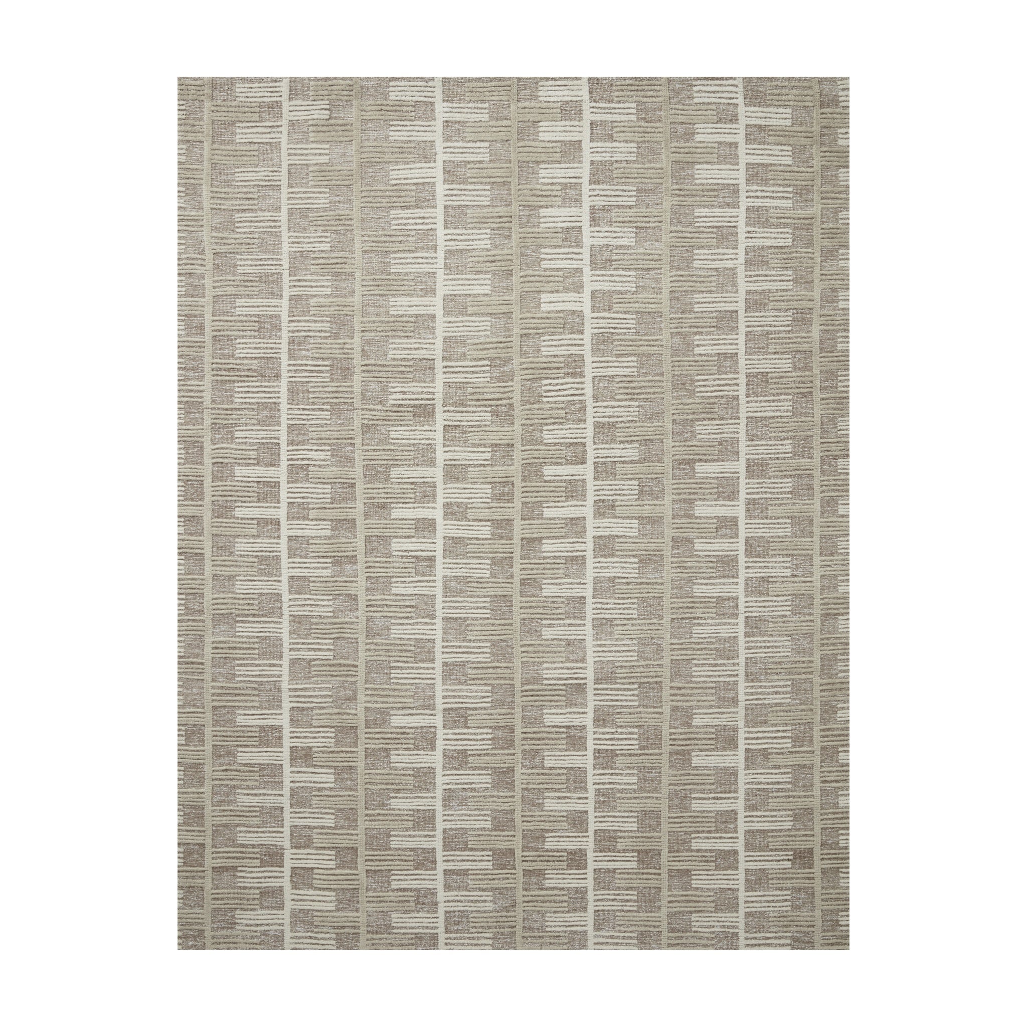Carrier & Company x Loloi Harrison Taupe / Ivory Rug RUGS - wool Loloi 18" x 18"