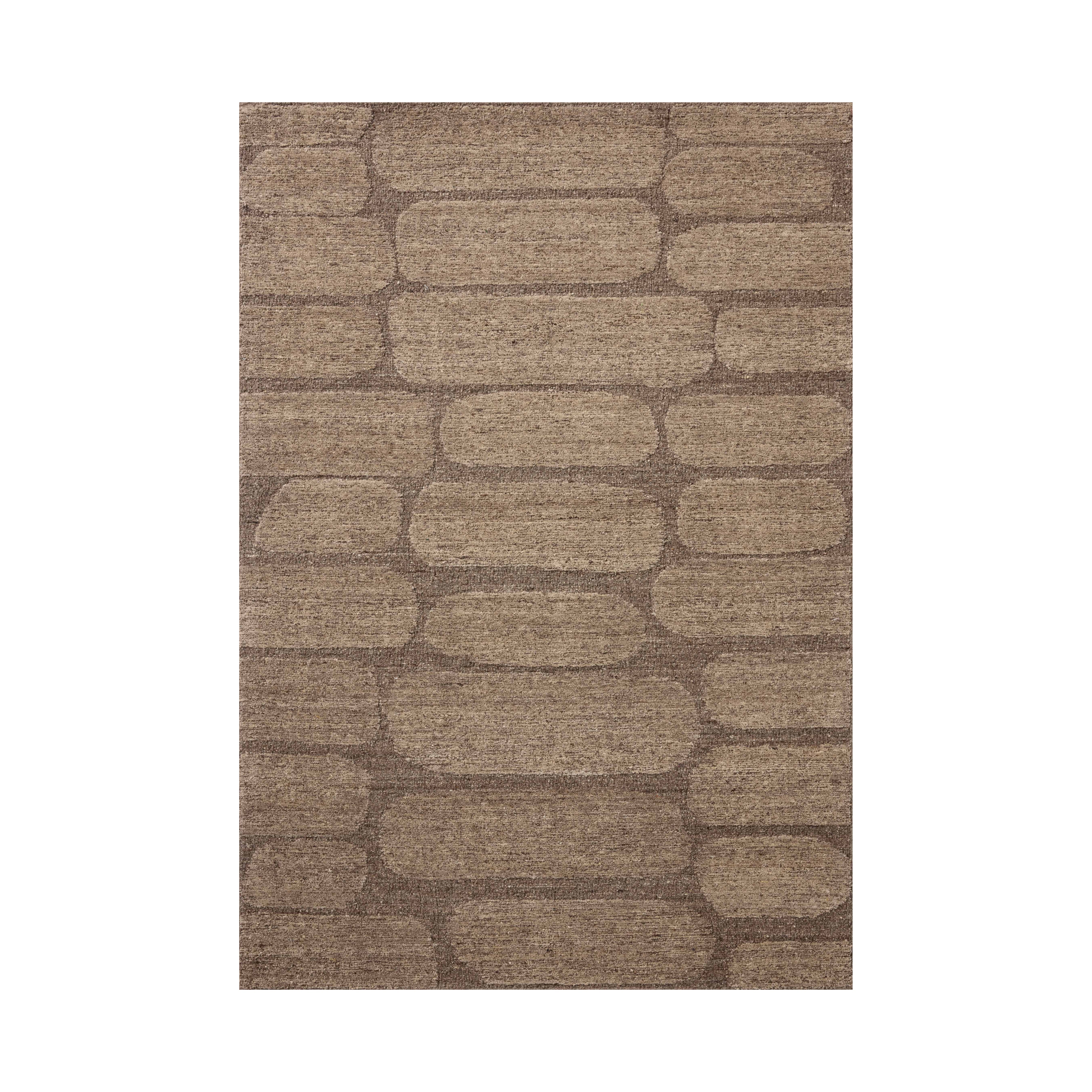 Loloi Hartley Brown / Taupe Rug RUGS - wool Loloi 18" x 18" sample