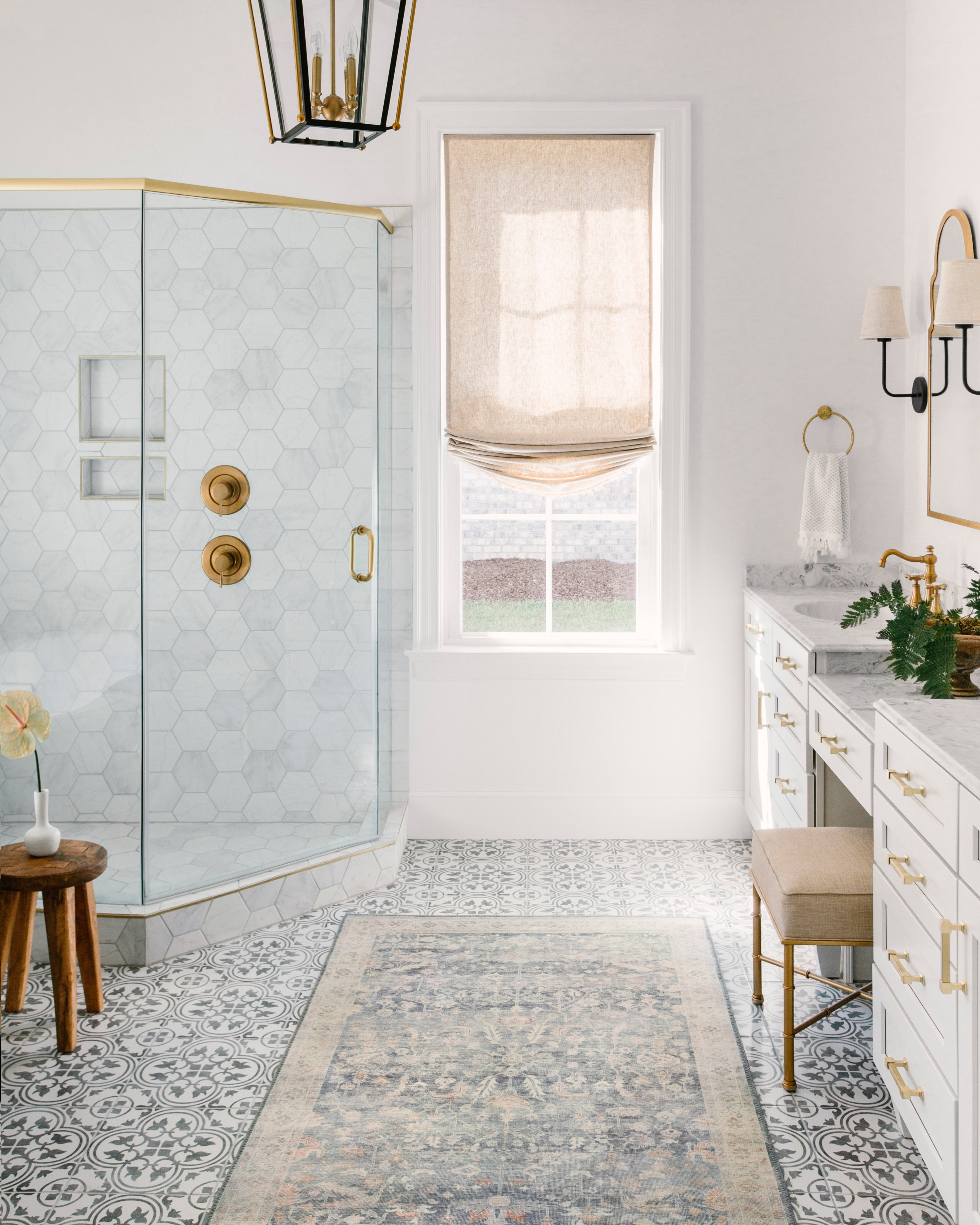 Loloi Hathaway Denim / Multi Rug 1-RUGS - patterned Loloi