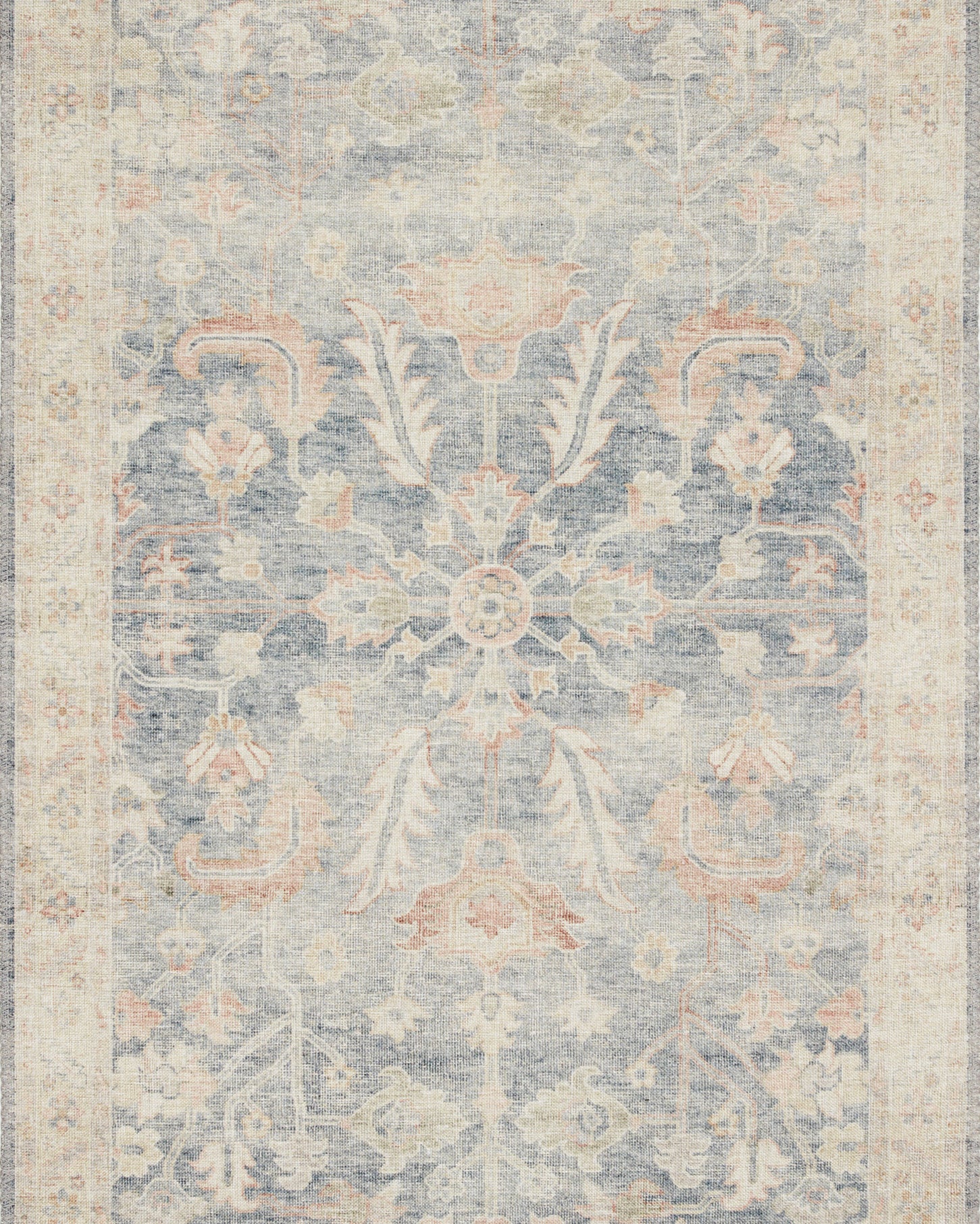 Loloi Hathaway Denim / Multi Rug 1-RUGS - patterned Loloi