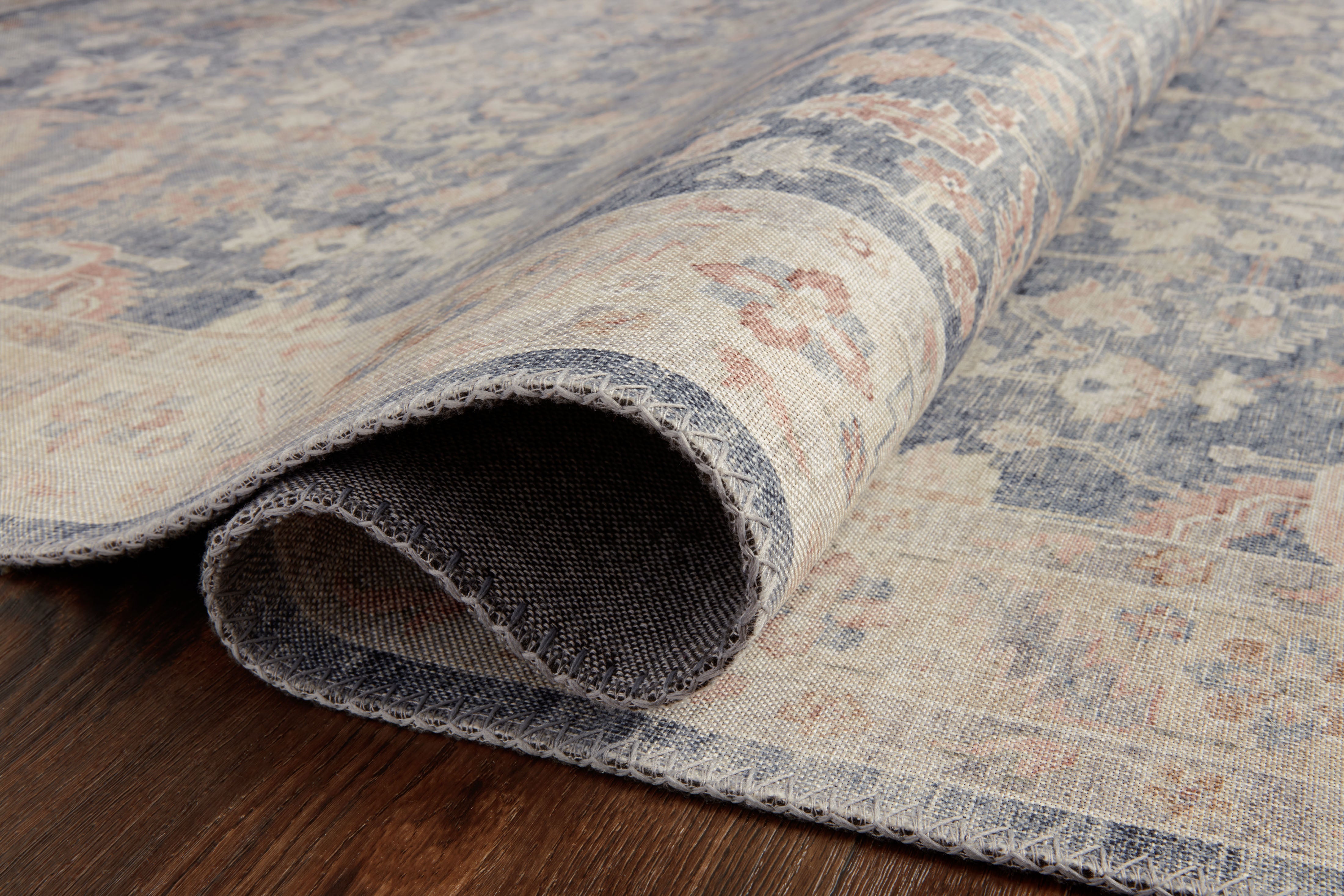 Loloi Hathaway Denim / Multi Rug 1-RUGS - patterned Loloi