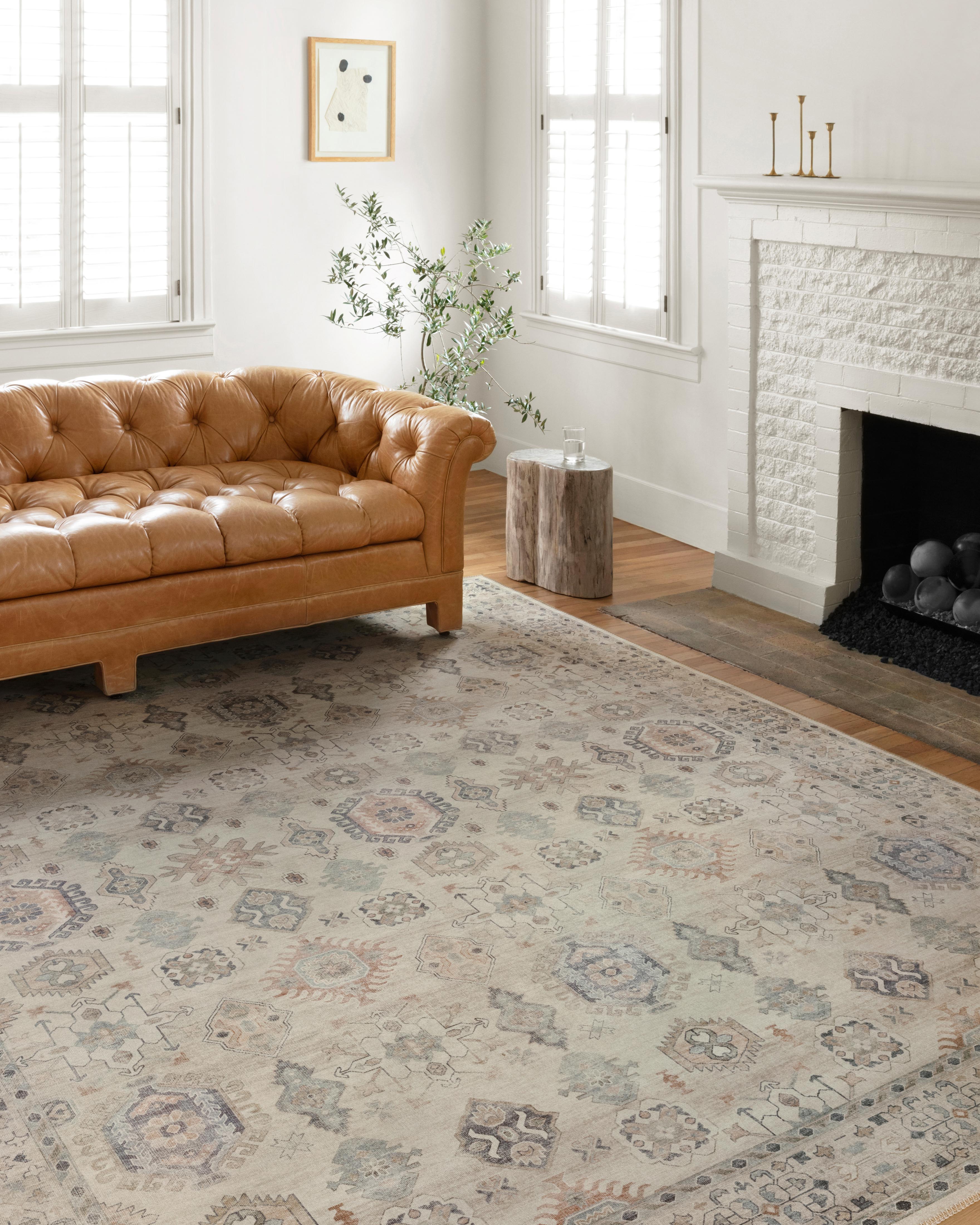 Loloi Hathaway Beige / Multi Rug 1-RUGS - patterned Loloi