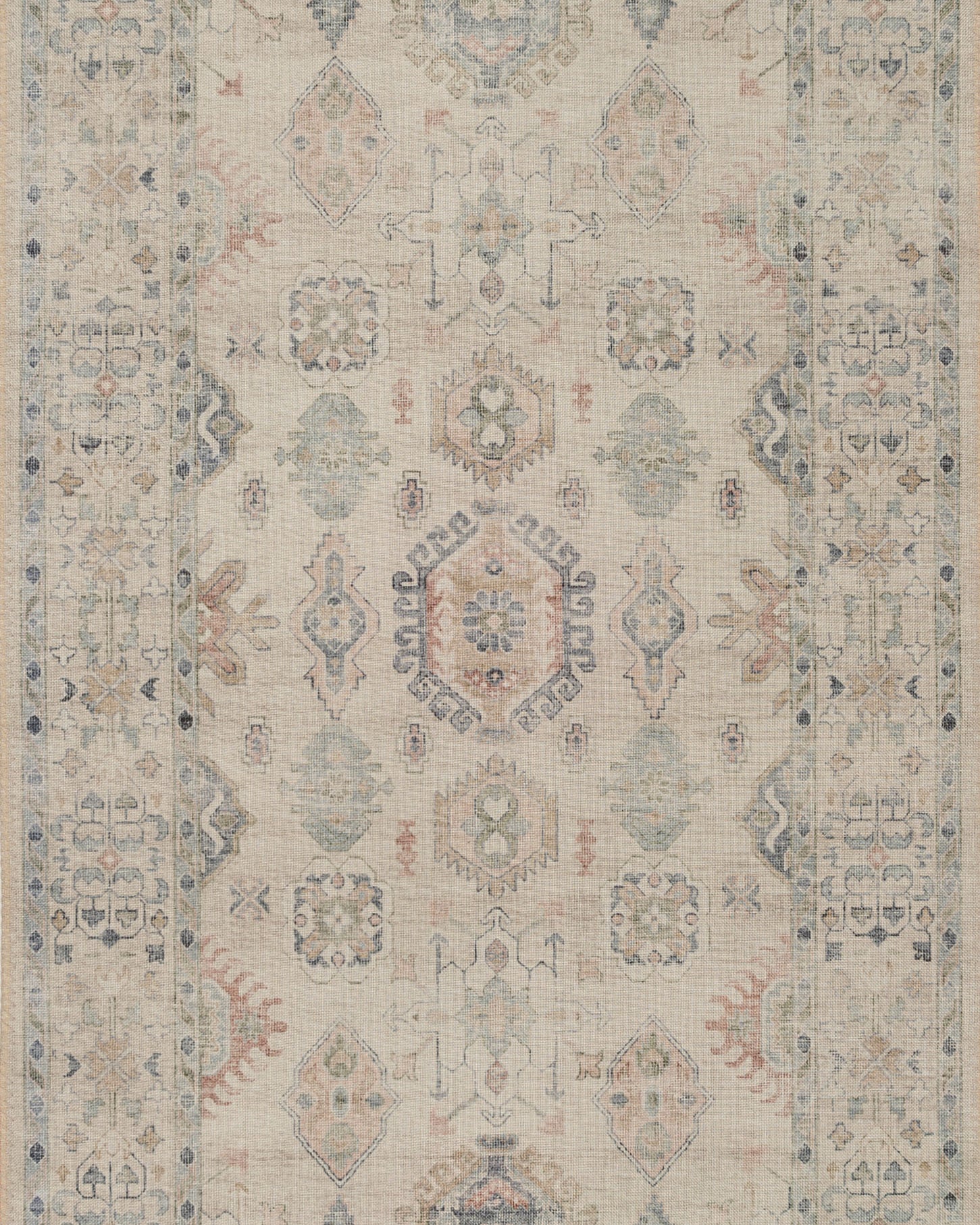 Loloi Hathaway Beige / Multi Rug 1-RUGS - patterned Loloi