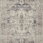 Loloi Hathaway Steel / Ivory Rug 1-RUGS - patterned Loloi