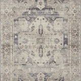 Loloi Hathaway Steel / Ivory Rug 1-RUGS - patterned Loloi