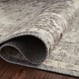 Loloi Hathaway Steel / Ivory Rug 1-RUGS - patterned Loloi