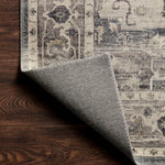Loloi Hathaway Steel / Ivory Rug 1-RUGS - patterned Loloi