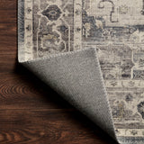 Loloi Hathaway Steel / Ivory Rug 1-RUGS - patterned Loloi