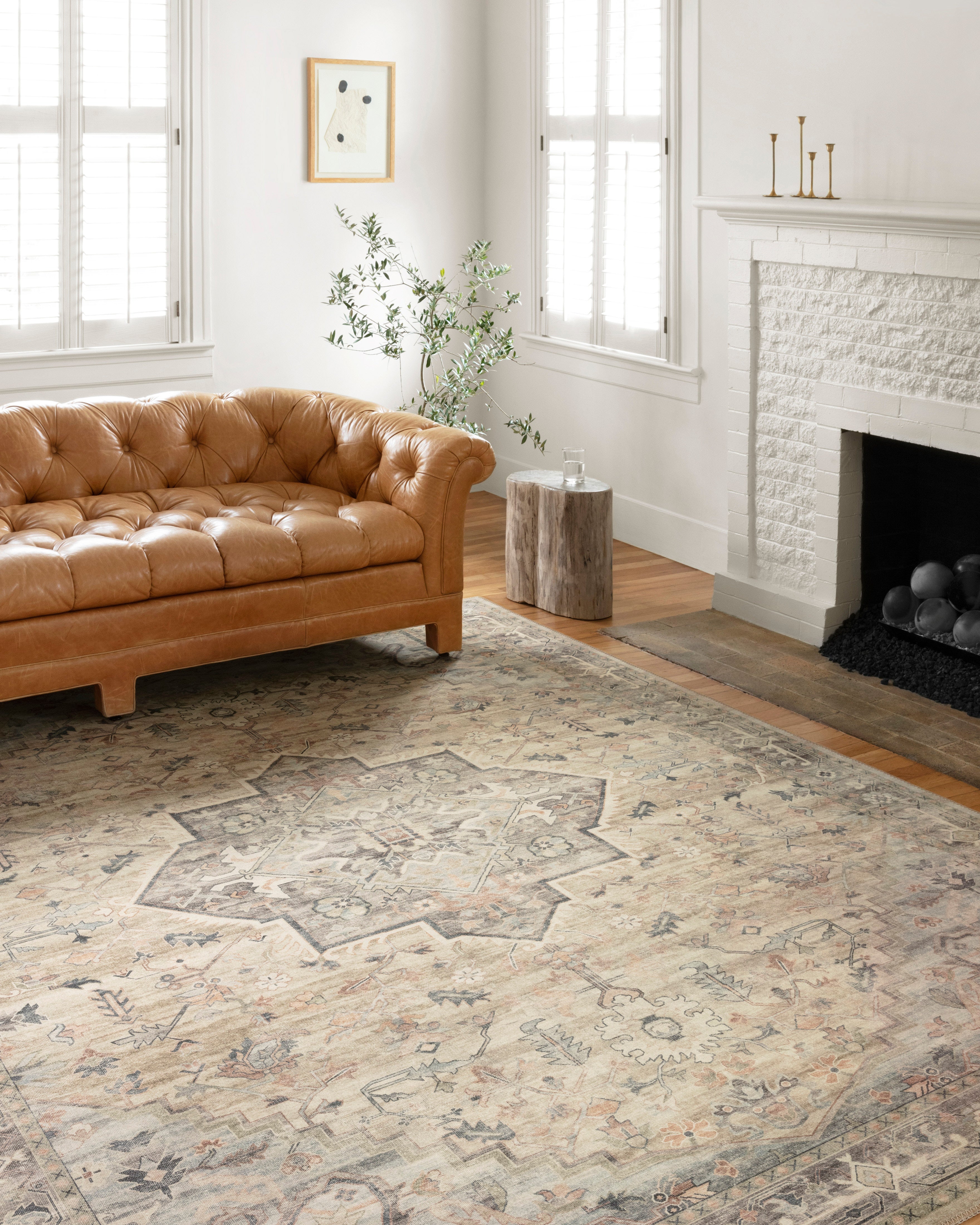 Loloi Hathaway Multi / Ivory Rug 1-RUGS - patterned Loloi