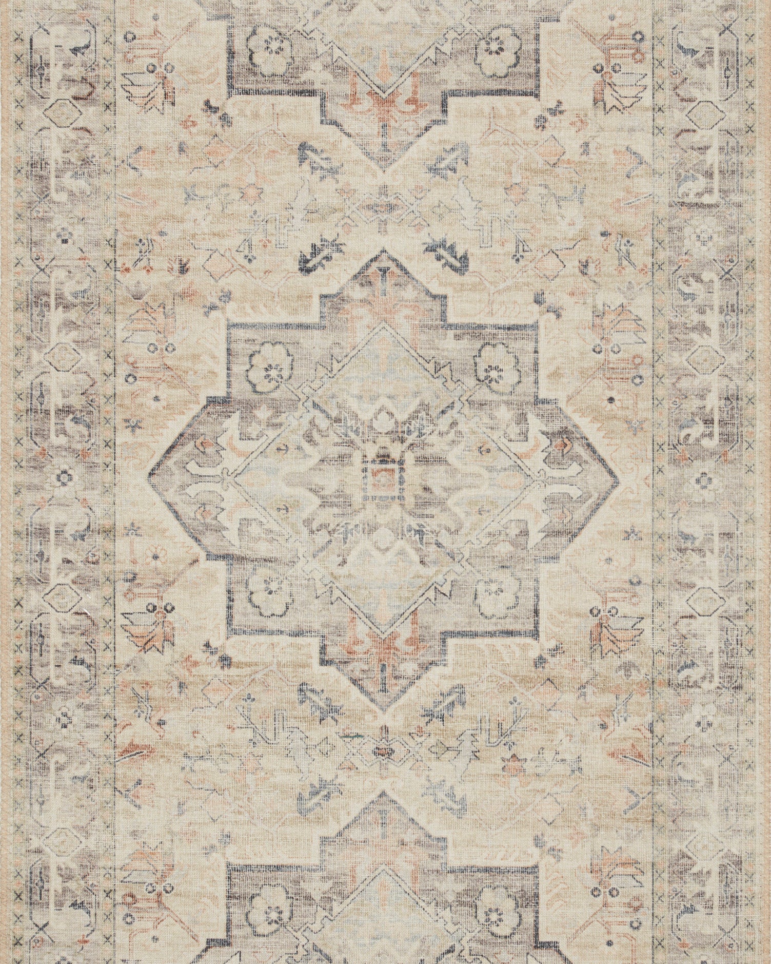 Loloi Hathaway Multi / Ivory Rug 1-RUGS - patterned Loloi